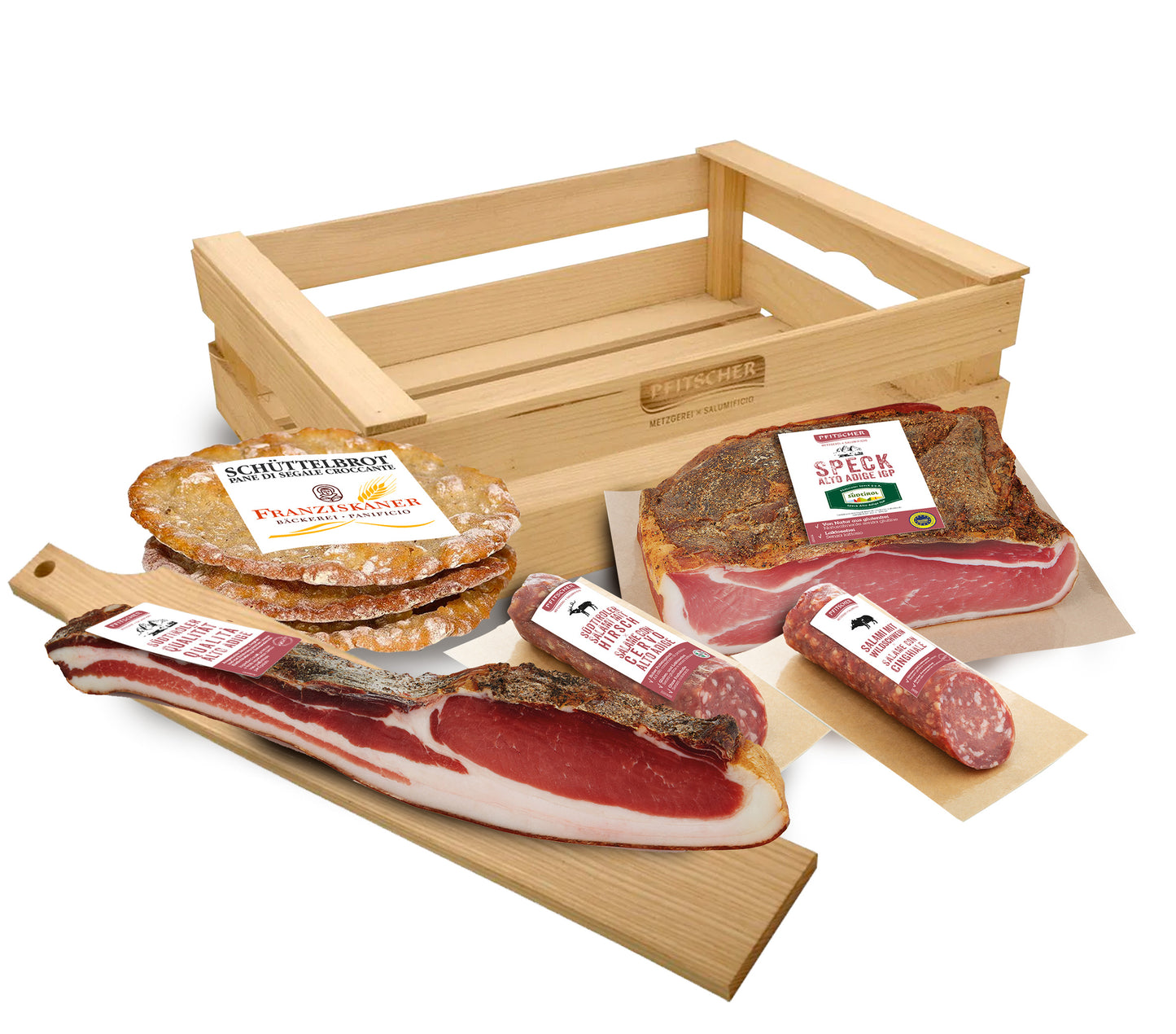 Confezione regalo Medium su cassetta in legno