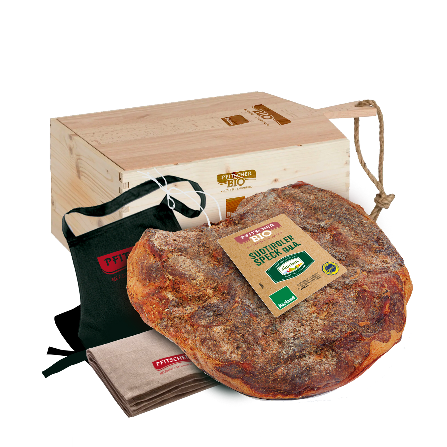 Limited Edition - Baffa Bioland in scatola di legno/tagliere