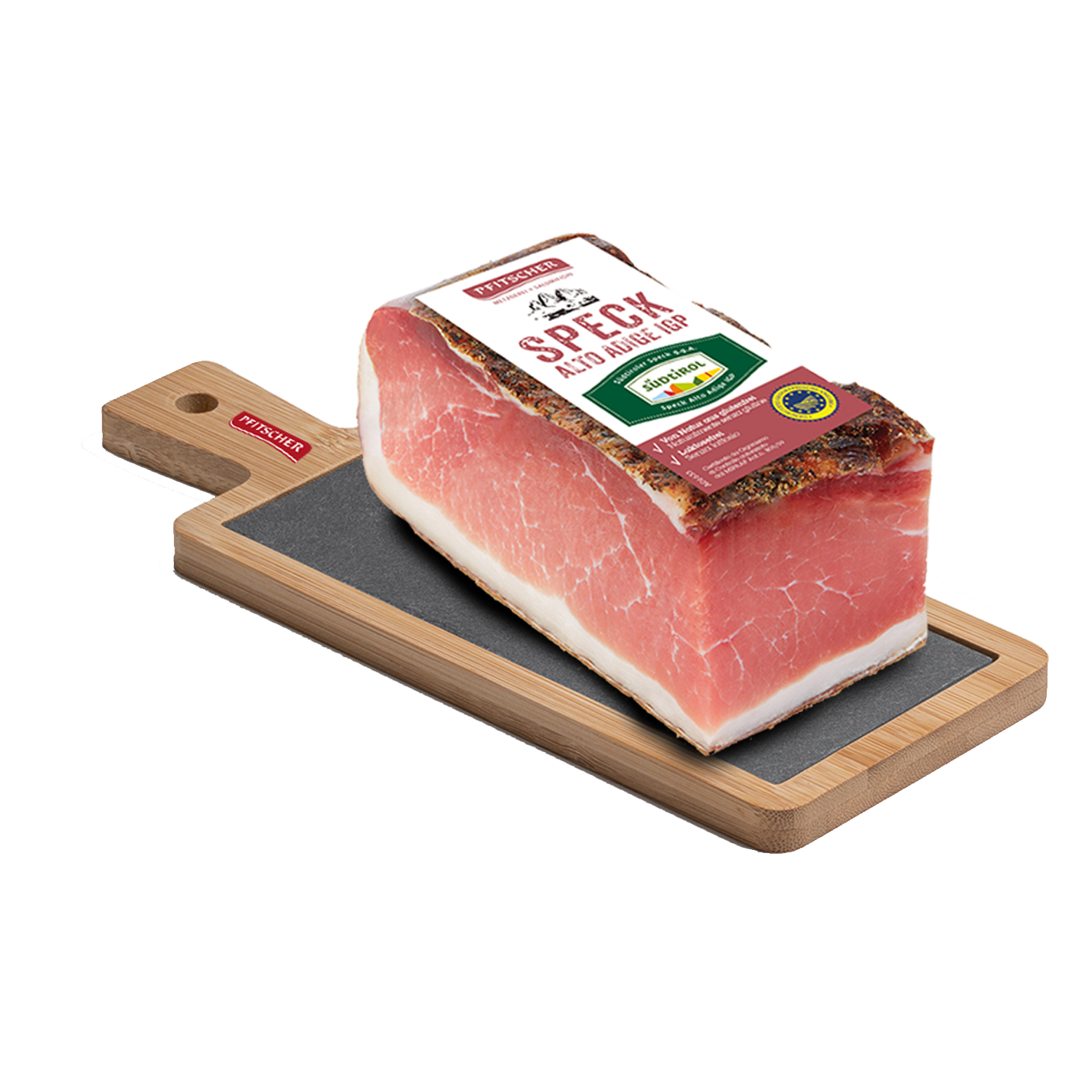 Confezione Regalo Speck Alto Adige IGP su tagliere in legno e ardesia