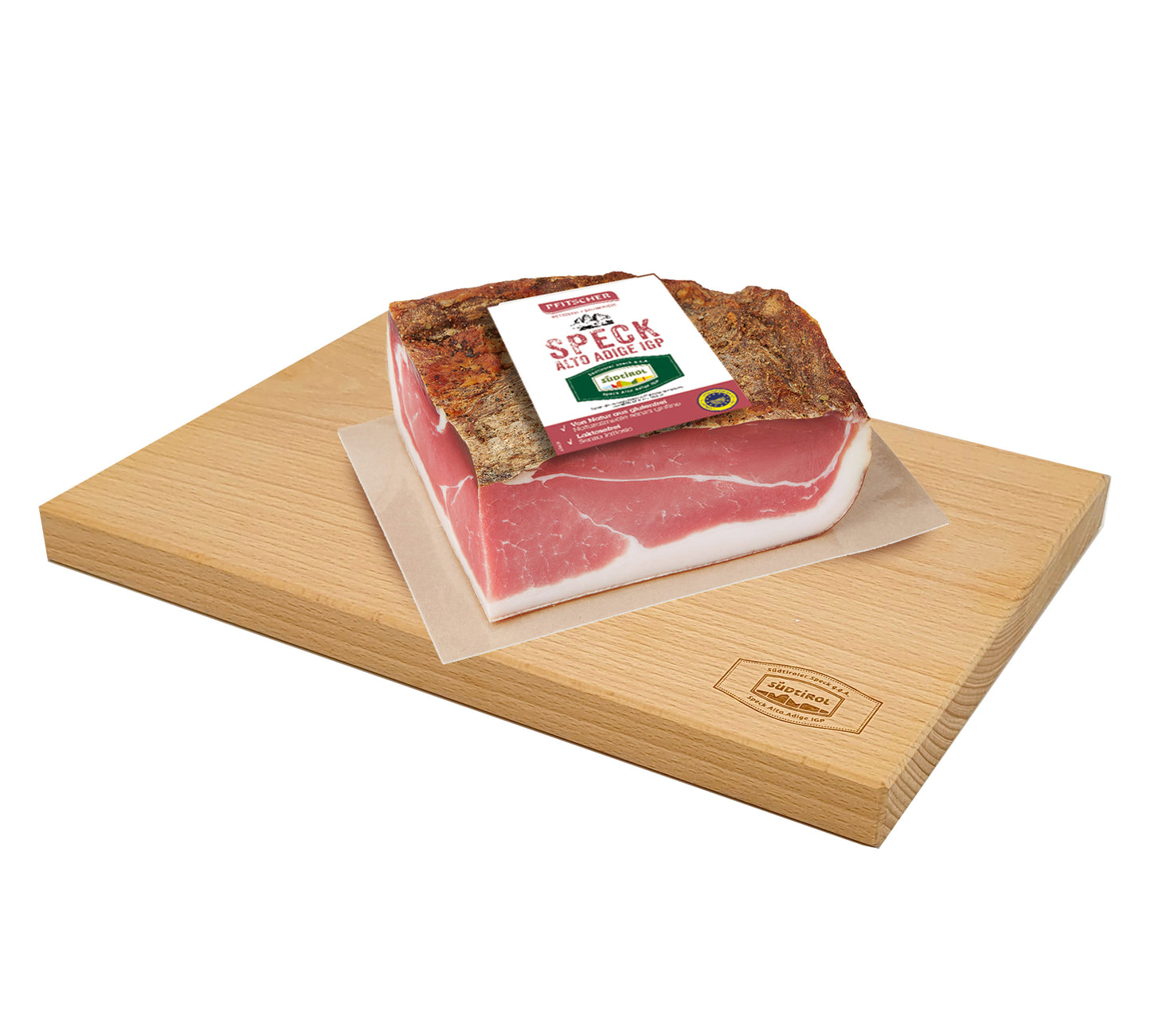Confezione regalo Speck Alto Adige IGP e tagliere di faggio