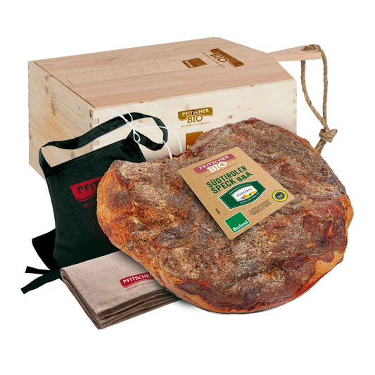 Limited Edition - Baffa Bioland in scatola di legno/tagliere