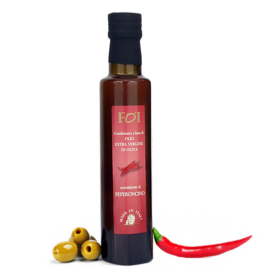 Gewürz auf Basis von nativem Olivenöl extra mit Chili (0,25 Liter)